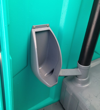 Inside Portable Toilet