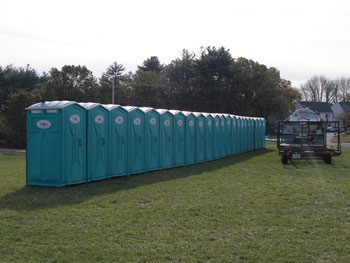 Portable Toilets with truck